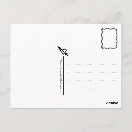 Wie bindt wie? briefkaart (Achterkant)