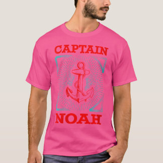 Wie Captain Noah gepersonaliseerde naam Seaman Boa T-shirt