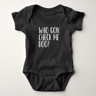 Wie controleert me Boo? Baby Bodysuit