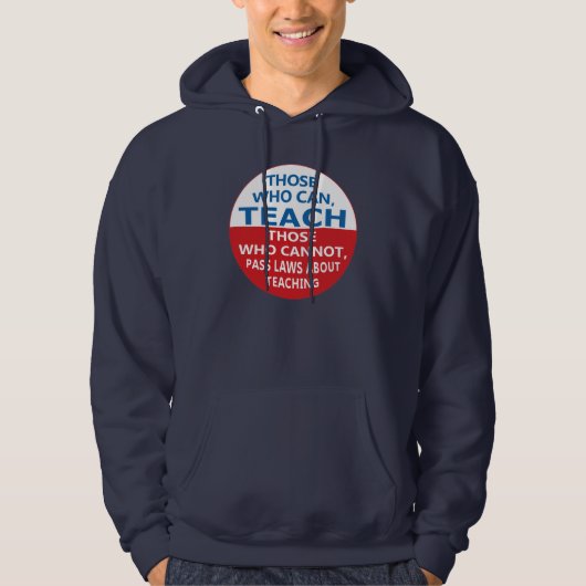 Wie dat kan, Teach Hooded Sweatshirt (Voorkant)
