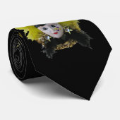 Wie dat Mardi Gras Masker Groot Stropdas (Opgerold)