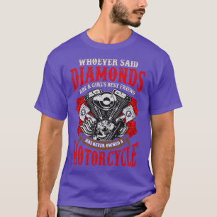 Wie diamanten ook zei, beste vriendin van meisjes t-shirt