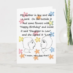 Wie doet dat? - Verjaardag Kaart van de Dochter in