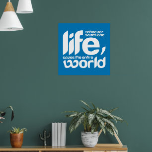 Wie een leven redt poster