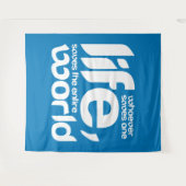 Wie een leven redt wandkleed (Voorkant (horizontaal))