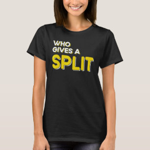 Wie geeft een gespleten Bowling 1 T-shirt