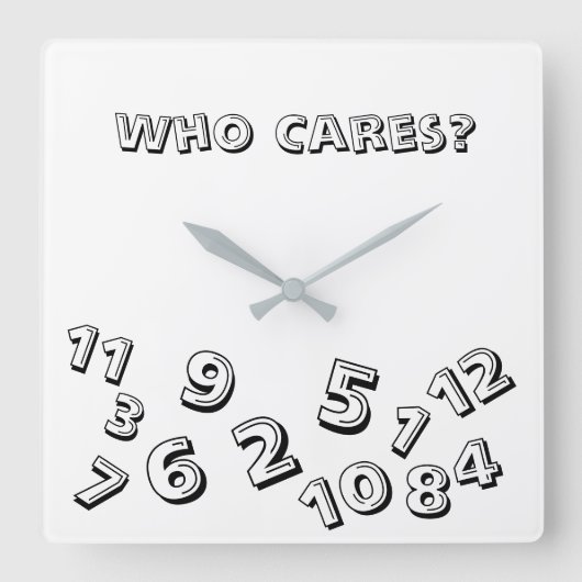 Wie geeft om de Time Square klok (Voorkant)