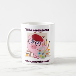 Wie heeft Bacon Pig Quote nodig Koffiemok