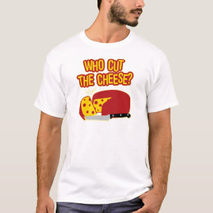 Wie heeft de kaas gesneden? t-shirt