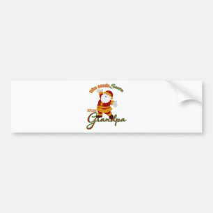 Wie heeft de Kerstman nodig? Ik heb opa Bumpersticker
