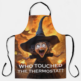 Wie heeft de thermostaat aangeraakt? schort