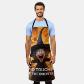 Wie heeft de thermostaat aangeraakt? schort (Gedragen)