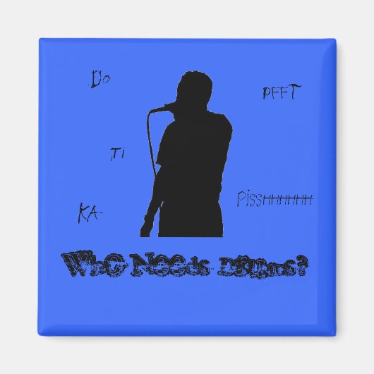 Wie heeft drums magneet nodig (Voorkant)