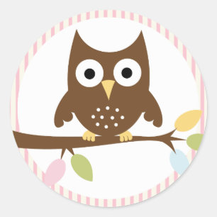 {Wie heeft er een baby?} Ronde Sticker