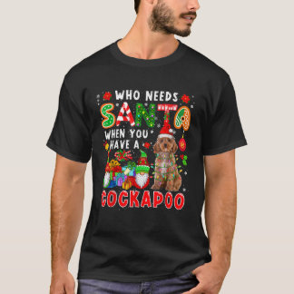 Wie heeft er nu Kerstman nodig als je een Cockapoo T-shirt