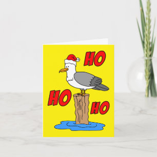 Wie heeft er sneeuwmeeuw kerstmis nodig feestdagen kaart