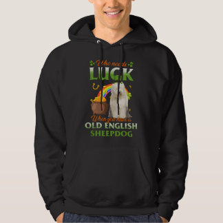 Wie heeft geluk nodig als je een Old English Sheep Hoodie