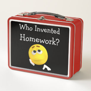 Wie heeft huiswerk uitgevonden? Lunch Box