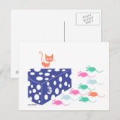 Wie heeft mijn kaas verplaatst? briefkaart (Voorkant / Achterkant)