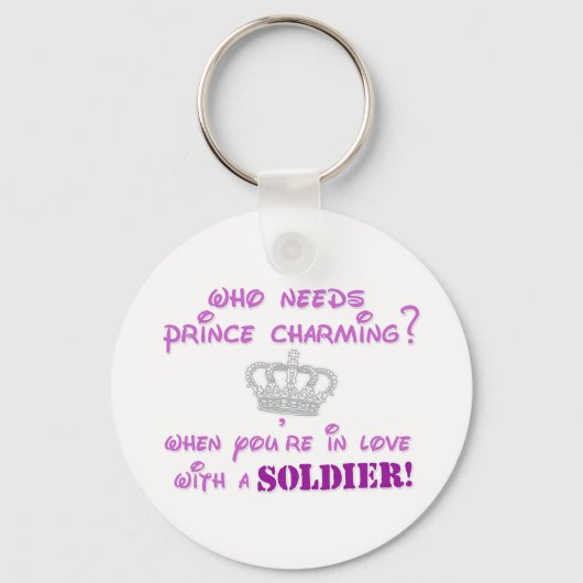 Wie heeft Prins Charming nodig? Sleutelhanger (Voorkant)