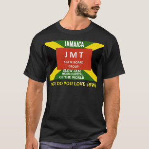 WIE HOU JE VAN? ?Basic donker T-shirt