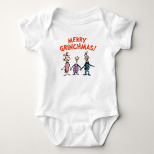 Wie Houden Elkaars Hand Merry Grinchmas Romper