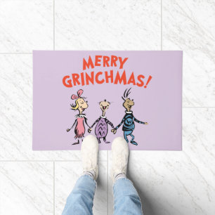 Wie Houden Elkaars Handen Prettig Grinchkerstfeest Deurmat