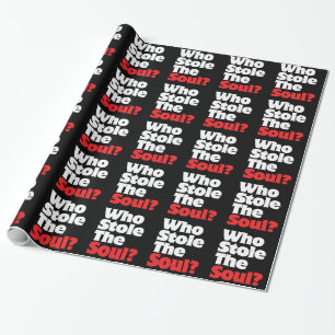 Wie houdt de soep tegen? cadeaupapier