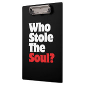 Wie houdt de soep tegen? klembord (Links)