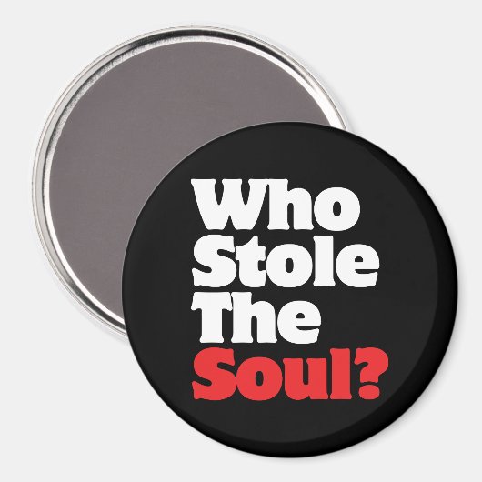 Wie houdt de soep tegen? magneet (Voorkant / Achterkant)