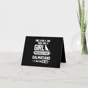 Wie houdt echt van Dalmatiërs Bedankkaart