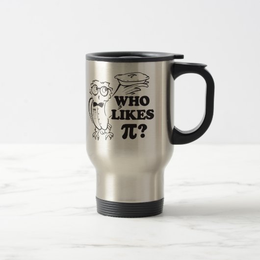 Wie houdt van Pi?  Tavel-Mok Reisbeker (Rechts)