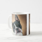 Wie ik Mok Boston Terrier (Voorkant links)