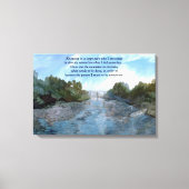 Wie ik vandaag Inspirerend ben Canvas Afdruk (Voorkant)