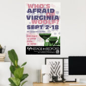 WIE IS AFGEVAAR VAN VIRGINIA WOOLF? POSTER (Thuiskantoor)