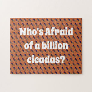 Wie is bang voor een miljard Cicaden? Legpuzzel