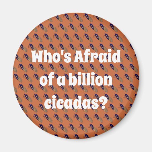 Wie is bang voor een miljard Cicaden? Magneet (Voorkant)