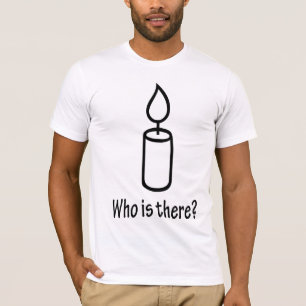 Wie is daar?! t-shirt