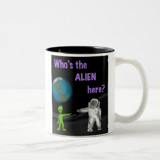 Wie is de Alien hier? mok