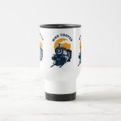 Wie is de enthousiaste machinist en spoorweg? reisbeker (Center)