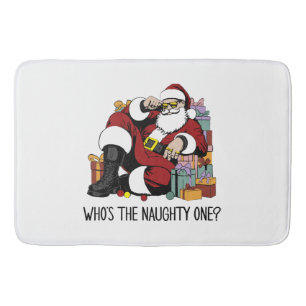 Wie is de stoute badmat