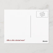 Wie is dit man? briefkaart (Achterkant)