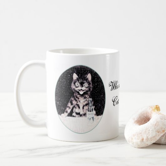 Wie is een Crazy Cat Lady? 11oz Mok (Met donut)