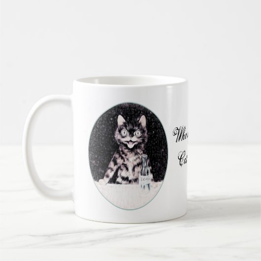 Wie is een Crazy Cat Lady? 11oz Mok (Links)