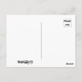 Wie is Goosing Who? Briefkaart (Achterkant)