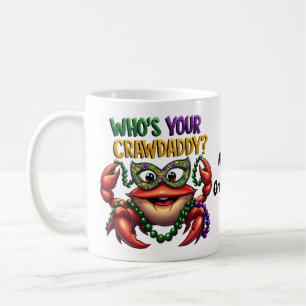 Wie is je Crawdaddy Rivierkreeft Grappige Mardi Gr Koffiemok