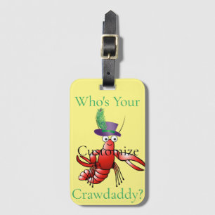 Wie is je Crawdaddy? Thunder_Cove Bagagelabel