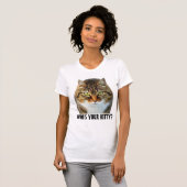Wie is je kat? CALICO CAT T-shirts (Voorkant volledig)