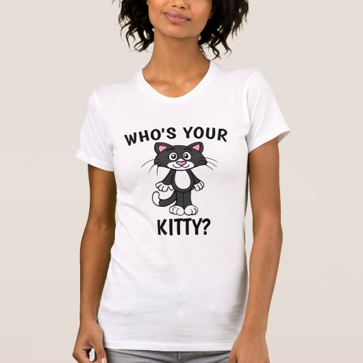WIE IS JE KAT? CUTE CAT T-SHIRTS (Voorkant)