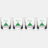 Wie is je Paddy? Whisky Glas (Voorkant)